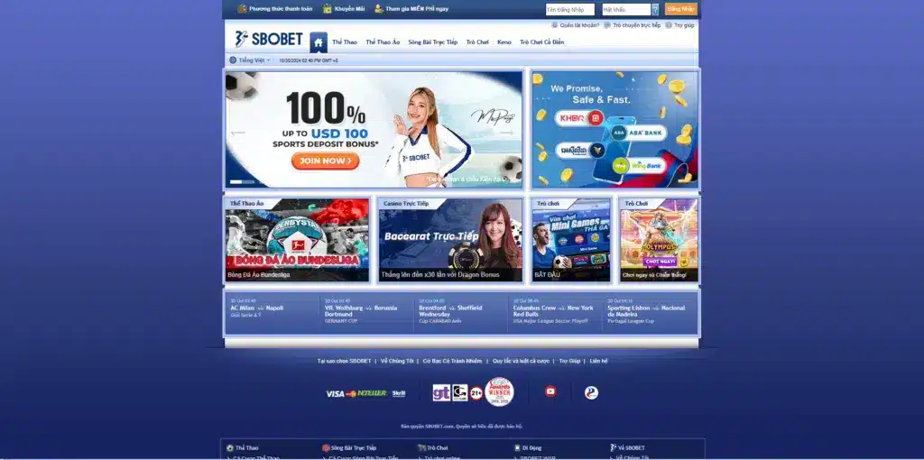 SBOBET – Nhà cái thể thao hàng đầu